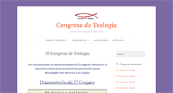 Desktop Screenshot of congresodeteologia.info