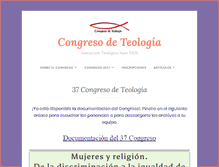 Tablet Screenshot of congresodeteologia.info